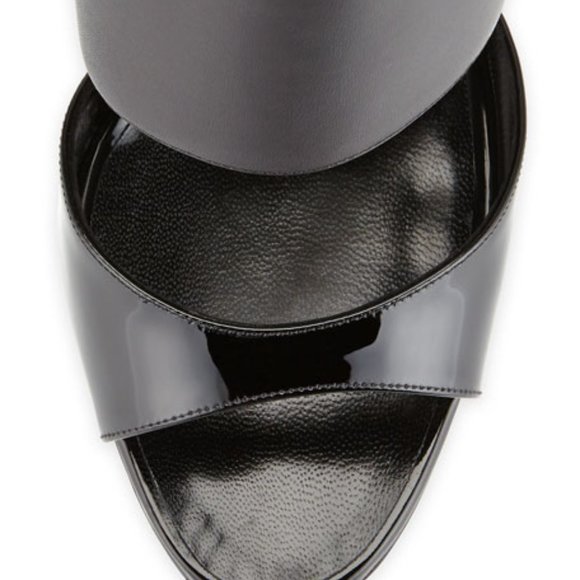 Manolo Blahnik Leather Ripta Mule Heel NWT - Picture 2 of 10